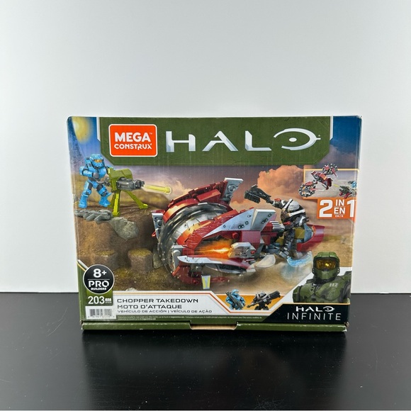 Mega Construx Bloks HALO Chopper Takedown (GYG58) NEW - Picture 1 of 3